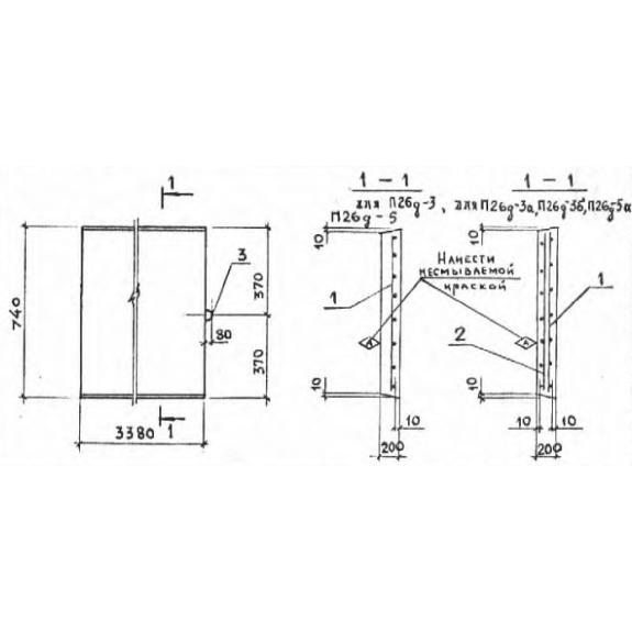 Большое фото товара - П 26д-3 б (3.006.1-2/82). Вариант №1