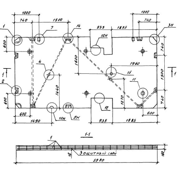Большое фото товара - П 30-60-16-4,5-4. Вариант №1