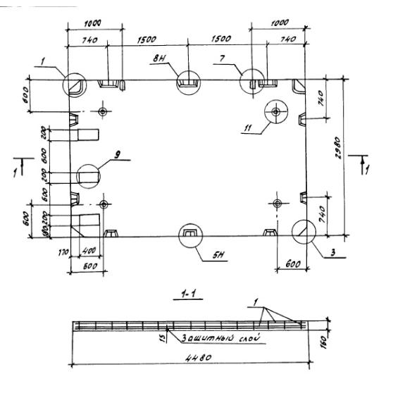 Большое фото товара - П 45-30-16-3 а б. Вариант №1