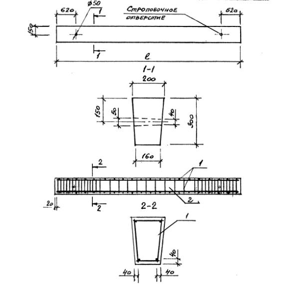 Большое фото товара - 1БФ 1,5. Вариант №1