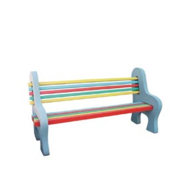 Большое фото товара - Скамья со спинкой. Вариант №1