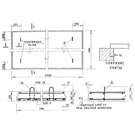 Большое фото товара - ПТП 24-12 л. Вариант №1