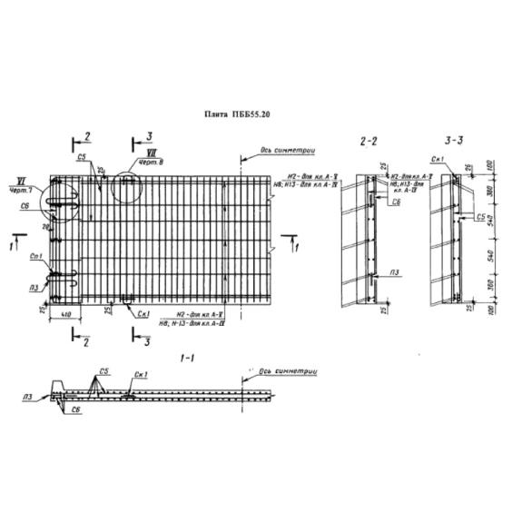 Большое фото товара - 1ПББ 55-20-30 АIV. Вариант №1